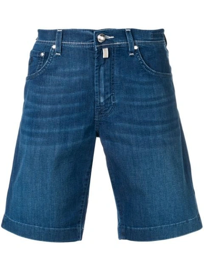 Jacob Cohen Tailored Denim Shorts In Blue
