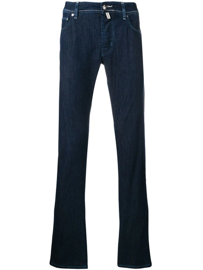 Jacob Cohen Comfort Straight-leg Jeans In Blau