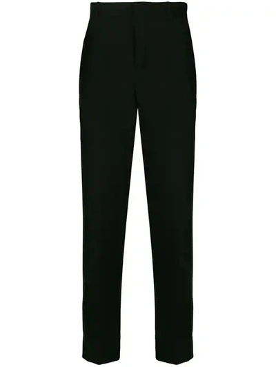 Ann Demeulemeester Straight Tailored Trousers In Black