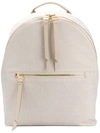 BORBONESE CLASSIC ZIPPED BACKPACK