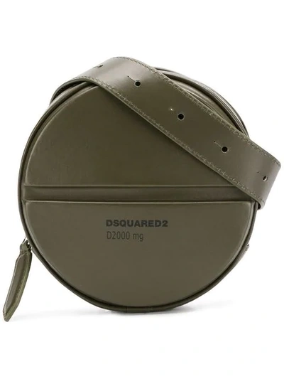Dsquared2 Logo Round Belt Bag - 绿色 In Green