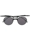 Innerraum Round Shaped Sunglasses In Black