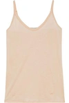 SKIN SKIN WOMAN PIMA COTTON-JERSEY CAMISOLE NEUTRAL,3074457345619725351