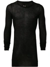 RICK OWENS SEMI-SHEER T-SHIRT