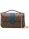 FENDI FF PANELLED SHOULDER BAG