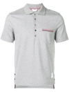 THOM BROWNE CHEST POCKET POLO SHIRT