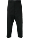 RICK OWENS CROPPED TROUSERS