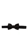 LANVIN Lanvin Black Silk Bow-tie,10776680