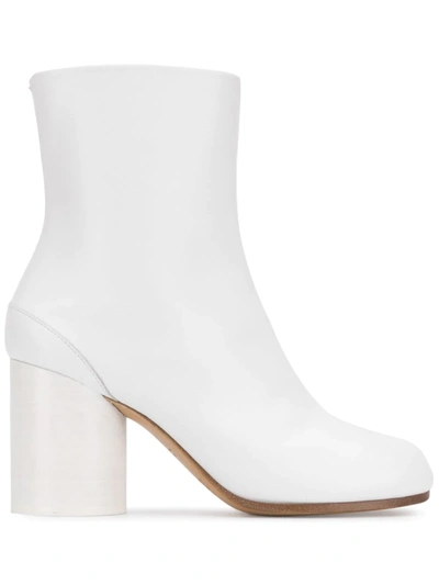 MAISON MARGIELA TABI 80MM LEATHER ANKLE BOOTS