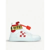OFF-WHITE INDUSTRIAL BELT LEATHER HIGH-TOP TRAINERS