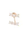 ALINKA 18KT ROSE GOLD LARA DIAMOND RIGHT EARRING