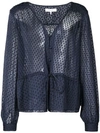 FRAME SHEER DOTTED BLOUSE