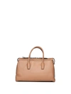 TOD'S TOTE BAG WITH STRAP IN TOBACCO BROWN LEATHER,10803261