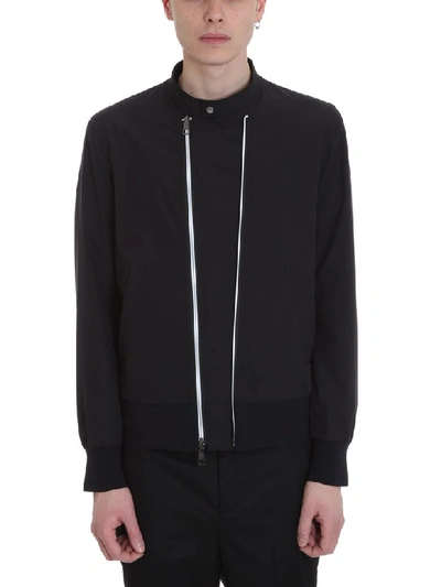 Neil Barrett Black Cotton Biker Jacket