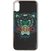 KENZO KENZO BLACK AND GREEN TIGER IPHONE X CASE