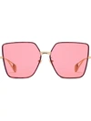 GUCCI SQUARE-FRAME SUNGLASSES