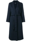 MAX MARA MAX MARA PAOLA WRAP-AROUND COAT - BLUE