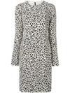 Givenchy Leopard-jacquard Dress In White