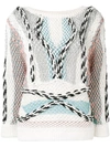 PETER PILOTTO CHUNKY KNITTED CORD JUMPER