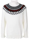GIVENCHY ROLL NECK LOGO SWEATER