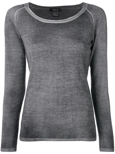 Avant Toi Slim-fit Sweatshirt - 灰色 In Grey