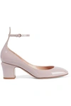 VALENTINO GARAVANI VALENTINO GARAVANI WOMAN TANGO PATENT-LEATHER MARY JANE PUMPS PASTEL PINK,3074457345619998253