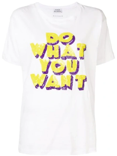 P.a.r.o.s.h Sequined Cotton T-shirt In White