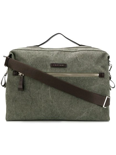 Orciani Branded Duffel Bag - 绿色 In Green