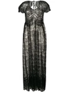 PACO RABANNE LACE MAXI DRESS