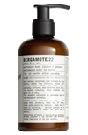 Le Labo Bergamote 22 Perfuming Body Lotion 7.8 Oz.