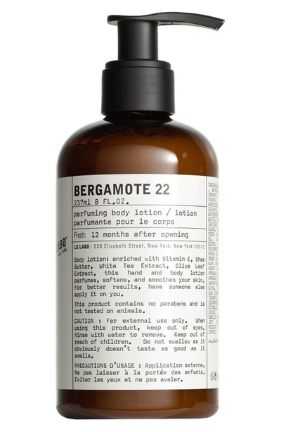 LE LABO BERGAMOTE 22 BODY LOTION,J03E010000