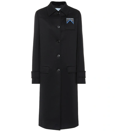 Prada Single-breasted Coat - 黑色 In Black