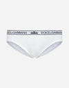 DOLCE & GABBANA MID BRIEFS IN STRETCH COTTON PIMA