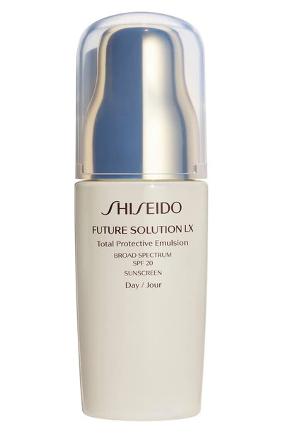 SHISEIDO FUTURE SOLUTION LX TOTAL PROTECTIVE EMULSION BROAD SPECTRUM SPF 20 SUNSCREEN,13919