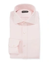 Tom Ford Men's Long-sleeve Solid Dress Shirt In Pink