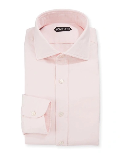 TOM FORD MEN'S LONG-SLEEVE SOLID DRESS SHIRT,PROD217320044