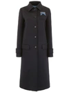 PRADA COAT WITH LOGO,10804007