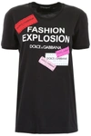 DOLCE & GABBANA FASHION EXPLOSION T-SHIRT,10803977