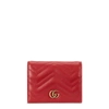 GUCCI GG MARMONT RED LEATHER WALLET