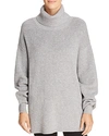 Free People Softly Structured Tunic Sweater In Dark Grey