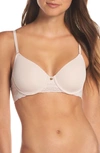 Natori Intimates Bliss Perfection Unlined Underwire Bra In Rose Beige