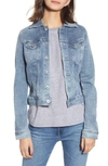 Ag Robyn Button-front Denim Jacket In Streamside