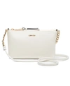 CALVIN KLEIN HAYDEN SAFFIANO LEATHER CHAIN CROSSBODY