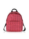 MCQ BY ALEXANDER MCQUEEN Mcq Alexander Mcqueen Neon Pink Metal Repeat Logo Backpack,10804111