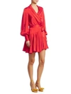 ZIMMERMANN Wrap Silk Mini Dress