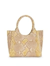 NANCY GONZALEZ Python Leather Tote