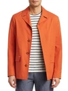 SAKS FIFTH AVENUE COLLECTION Notch Collar Raincoat