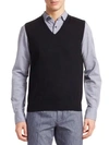 SAKS FIFTH AVENUE COLLECTION Cashmere V-Neck Sweater Vest