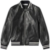 JW ANDERSON JW Anderson High Shine Leather Ribbed Jacket,JK02319C-BK52