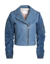 Sandro Jackets In Pastel Blue